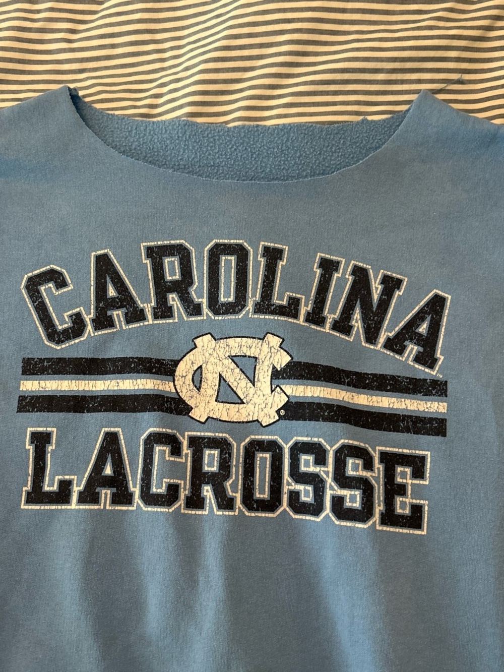 Champion Carolina Lacrosse Light Blue Sweatshirt